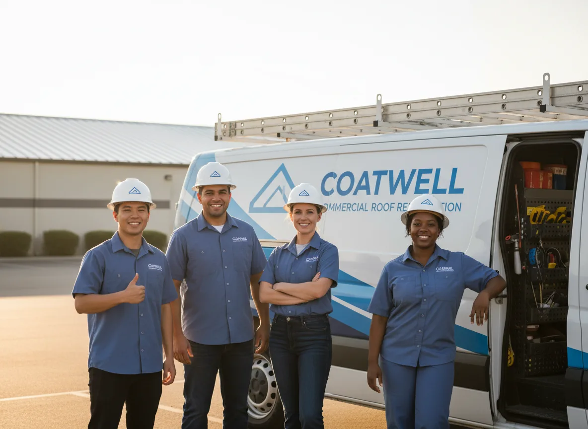 Commercial roof coating company in Eden, UT
